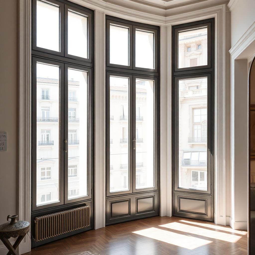 Confronto tra infisso deteriorato da 30 anni e nuovo infisso in PVC installato